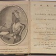 In 1773 Phillis Wheatley published her first and what was to be her only book of poetry. After failing to find a publisher in the colonies, Selina Hastings, the countess […]